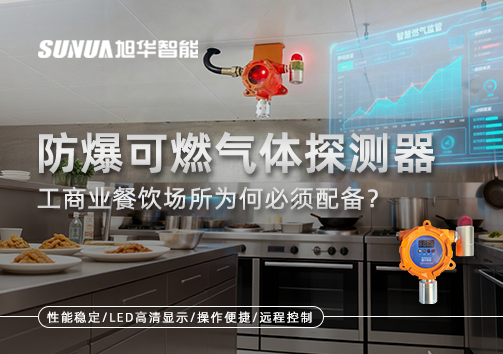 防爆可燃气体探测器是什么？工商业餐饮场所为何必须配备？