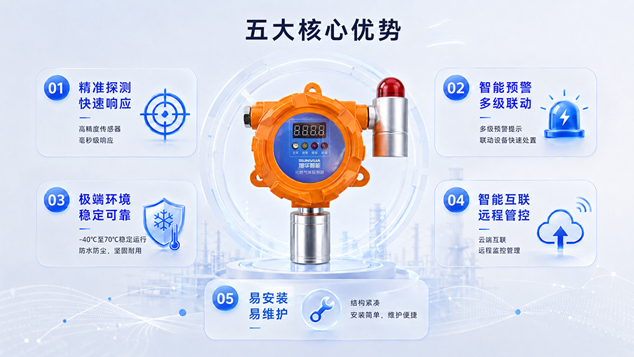 工商业防爆可燃气体探测器