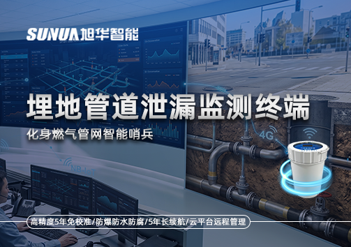 阀井、地下管网全覆盖：埋地管道泄漏监测终端化身燃气管网智能哨兵